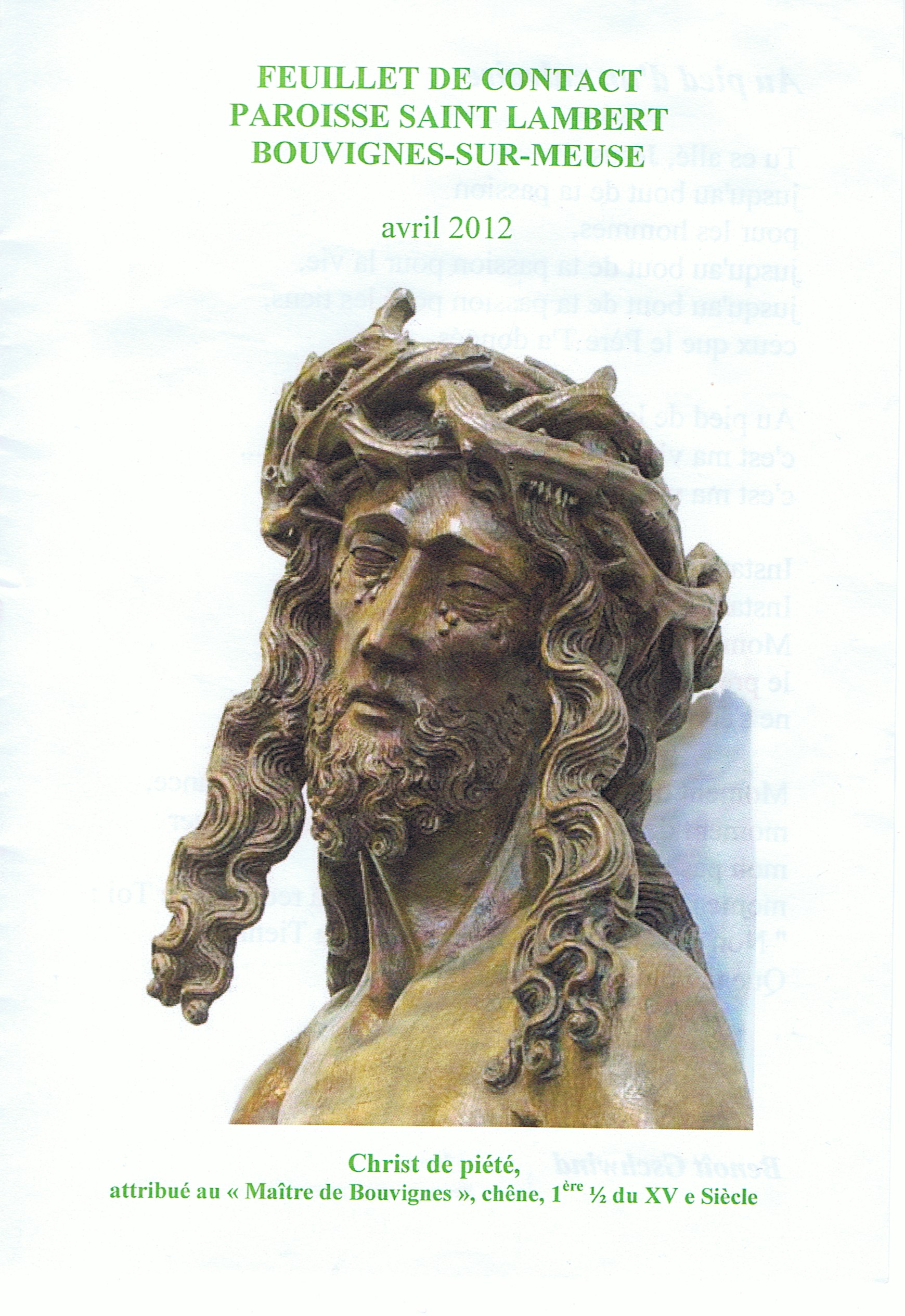 calendrier paroissial  2011